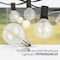 Newhouse Lighting - Indoor LED Clear G40 Globe Light Bulbs for Outdoor String Lights 25pk G40LED25 - alternate 3
